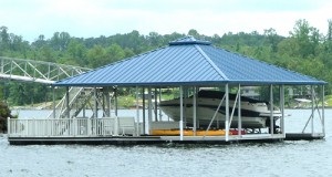 flotation systems hip roof boat dock small 4