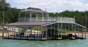 flotation systems sundeck combo boat dock 2