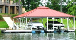 flotation systems hip roof boat dock small 3