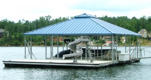 flotation systems hip roof boat dock small 1