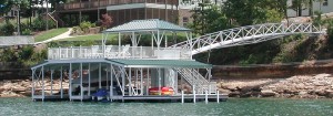 flotation systems sundeck combo aluminum boat dock 2