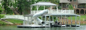 flotation systems sundeck combo aluminum boat dock 3