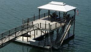 Flotation Systems Beaumont aluminum boat dock