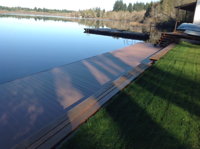 Flotation Systems Decking Refurbish Project - Color: Hearthstate